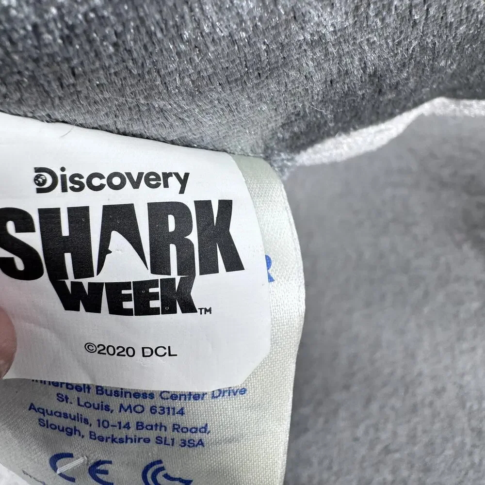 13in Build A Bear Discovery Shark Week 2020 Great White Shark Plush DCL - Picture 7 of 10